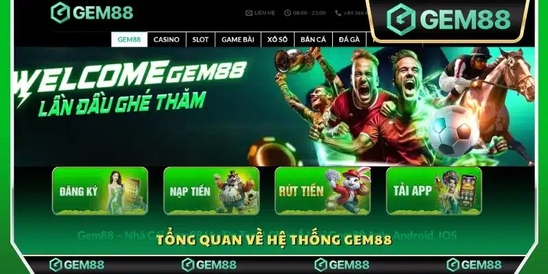 Giới thiệu Gem88 - Khái quát về hệ thống 
