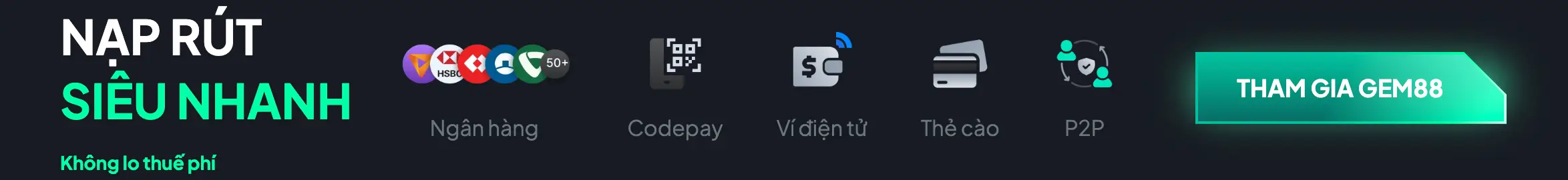 Gem88 nạp rút siêu nhanh