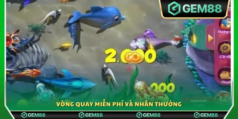 Tính năng vòng quay free cùng cơ hội nhân giá trị thưởng