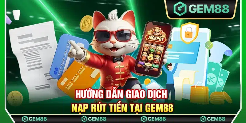 Hướng dẫn giao dịch nạp rút tiền tại Gem88