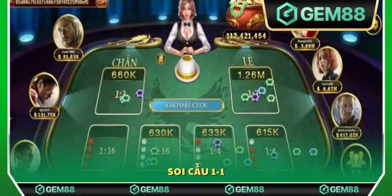 Phương pháp soi cầu theo tỷ lệ 1–1