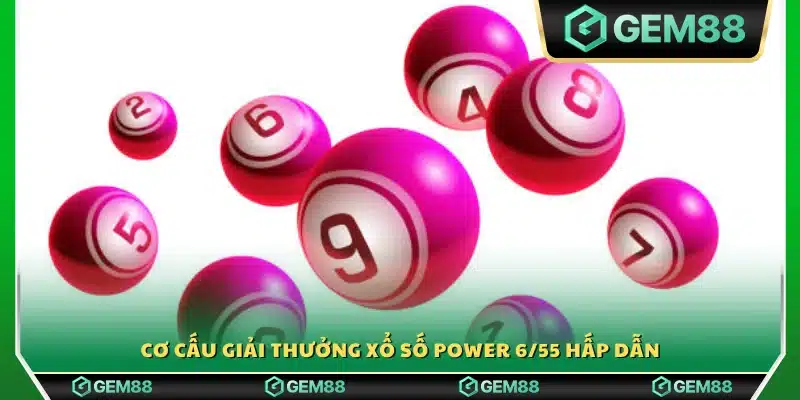 Hệ thống giải thưởng phong phú của Power 6/55